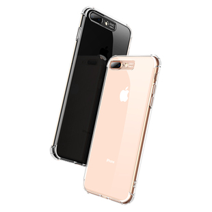 闪魔适用苹果8plus手机壳iphone7气囊SE3第三代新款SE2第二代全包防摔8p保护套透明7p软壳潮女男外壳i8八超薄