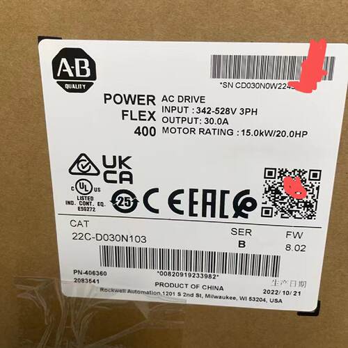议价全新原装AB罗克韦尔变频器22cd030n103