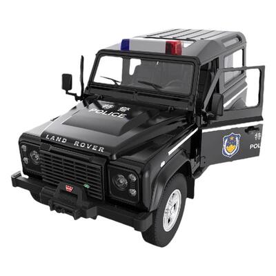 RASTAR星辉路虎警车rc遥控汽车越野特警察公安儿童带警笛声光男孩