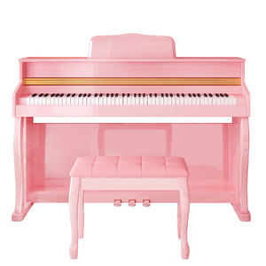 INGA德国电钢琴88键重锤家用专业考级演奏智能电钢琴梦幻芭比粉色