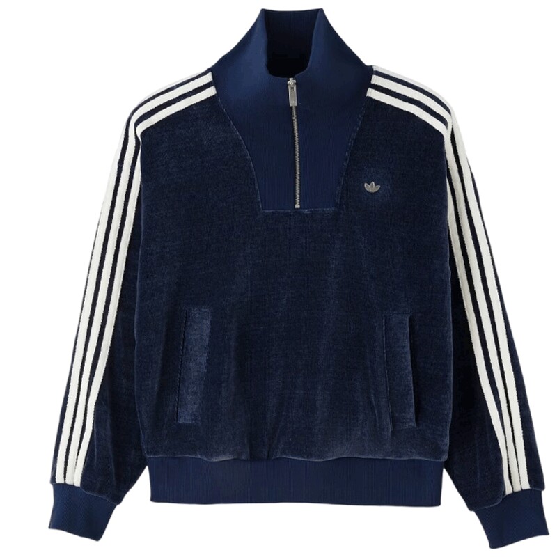 滔搏丨adidas阿迪达斯三叶草女子运动休闲套头衫卫衣LH9661