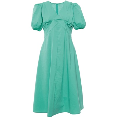 迪卡轩显瘦高腰连衣裙女