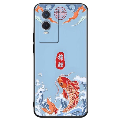 秋昊适用于vivoy76s t1版手机壳v2156fa简约新款丫76s个性男女款v ivoy76s保护套v2156a古风创意y76s t1版vvi