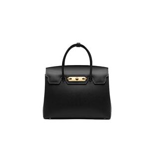 ELLE女包2026新款包包通勤手提包真皮公文包时尚铂金包大容量大包