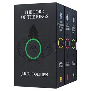 指环王 魔戒三部曲 The Lord of the Rings 英文原版 畅销奇幻文学经典名著 英语读物学生课外阅读 电影原著 搭霍比特人纳尼亚传奇