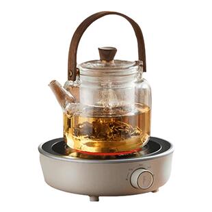 小熊煮茶器办公室小型电陶炉家用迷你煮茶壶全玻璃养生壶2025新款
