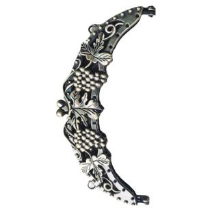 新品手工diy葡萄纹雕饰古铜色复古口金包配件布艺皮革编织33元/个