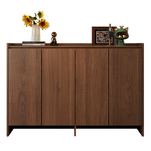 实木鞋柜家用门口入户2026新款爆款门外走廊用鞋架靠墙收纳玄关柜