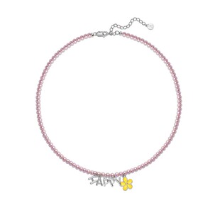 NARCII贝珠马卡龙项链女ins小众设计精致锁骨链珍珠吊坠生日礼物