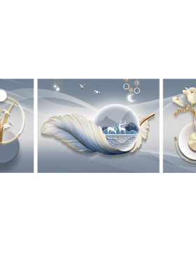 全网热销NO·I沙发背景墙装饰画
