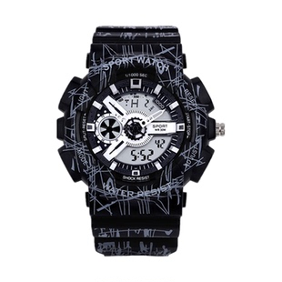 多功能手表电子表男款学生儿童青少年运动初中男孩男童防水夜光