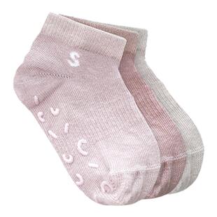 ■LENFANCE 现货 Stuckies 宝宝婴儿纯棉柔软3双组合防滑短袜袜子