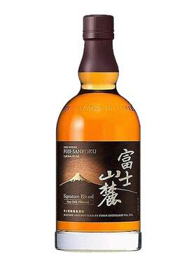 日本直邮麒麟富士山Fujifilm麓黑标威士忌口感细腻丰富700ml
