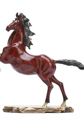 铜马摆件客厅酒柜书房办公室装饰