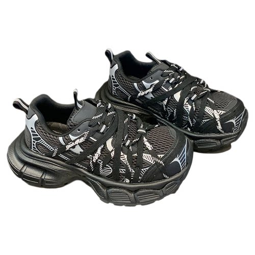 YOUNGER LURE2025年新款秋季银色灰色小个子女生内增高厚底老爹鞋