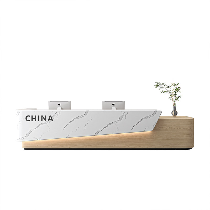 公司前台接待台售楼部吧台收银台