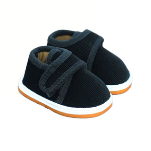 宝宝手工布鞋秋冬季1234岁千层底儿童手工棉鞋家居拖鞋婴儿学步鞋