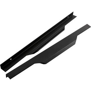 一门到顶衣柜拉手2.4米柜门隐形加长包边封边橱柜柜子拇指门把手