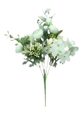 绢花混合式家居摆设装饰小束把花