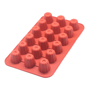 卡纳蕾可露丽蛋糕硅胶模具 家用烘焙磨具自制甜食不沾烤盘烤箱用