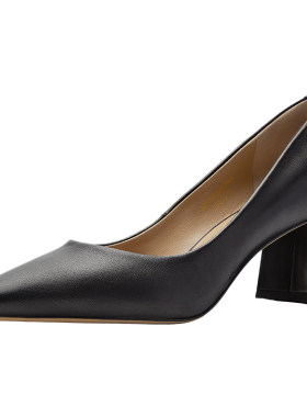 NineWest/玖熙浅口单鞋方跟女鞋