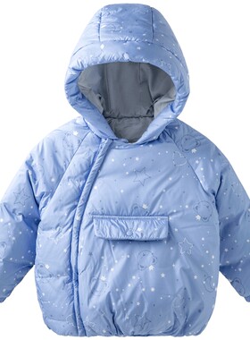 aqpa爱帕儿童羽绒服加厚保暖冬季三防宝宝羽绒外套上衣短款外出服