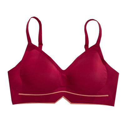 艺淑雅本命年红色内衣女文胸套装