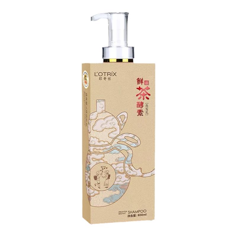 郎奇丝鲜茶酵素控油去屑洗发水