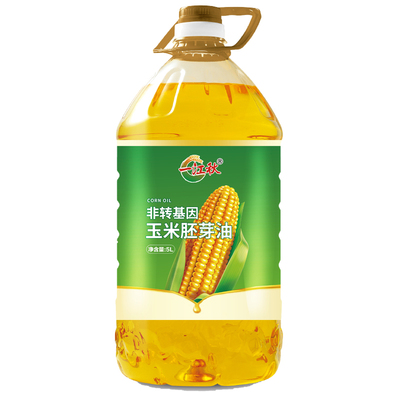 一江秋物理5升大瓶家用装玉米油