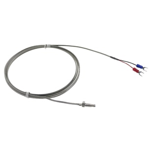 K型M6螺钉式热电偶E型M8热电阻温度传感器测温感温线温控线探头