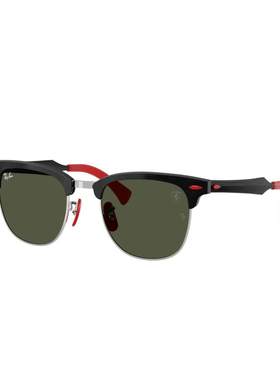 RayBan雷朋法拉利系列方形男女同款户外开车太阳镜0RB3807M可定制