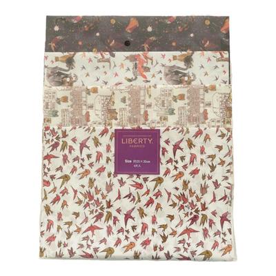 英国正品liberty100支lawn长纤棉手工diy裁切包拼布块布组01-20号