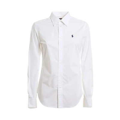 【早秋新品】Polo Ralph Lauren拉夫劳伦 女款logo刺绣衬衫 迷衣