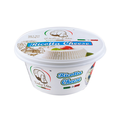 杜嘉薇塔意大利进口ricotta原制新鲜奶酪250g轻乳酪即食沙拉乳清