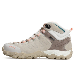 悍途女鞋登山鞋女春秋新款防泼水耐磨专业高帮鞋爬山露营徒步鞋男