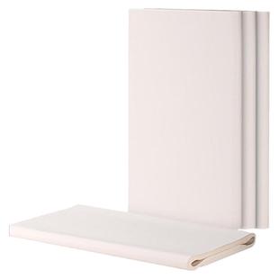 得力100张宣纸书法专用纸半生熟宣纸生宣纸国画熟宣纸毛笔练习纸书法作品纸初学者学生练毛笔字四尺三开练字