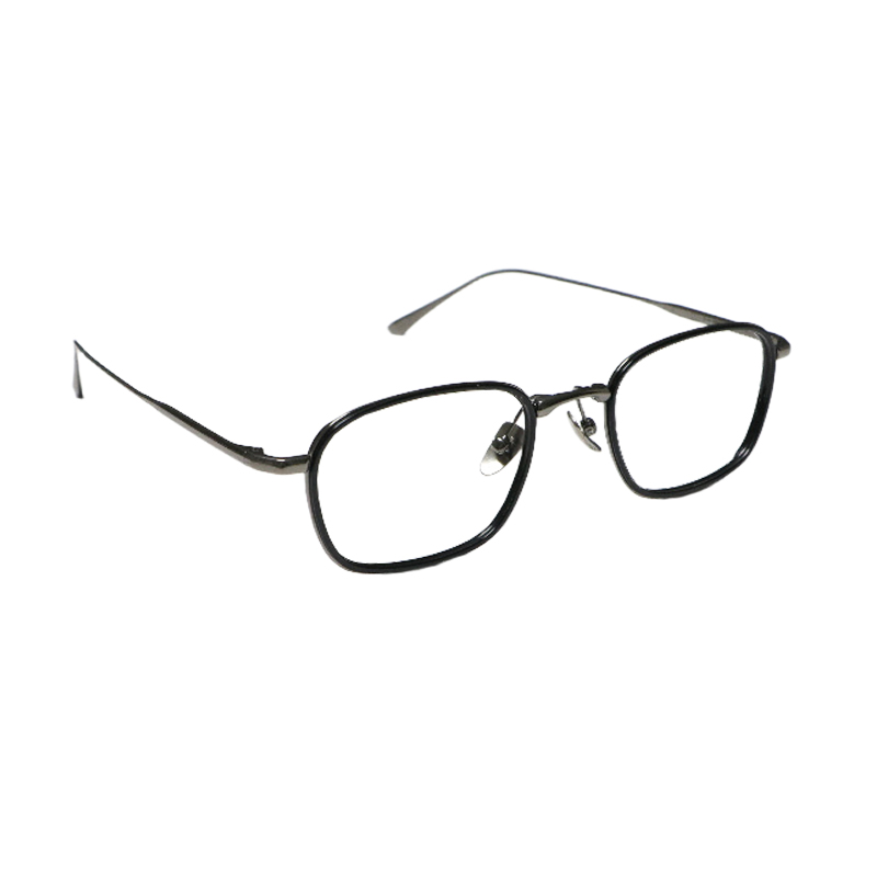 德国林德教父倪永孝同款眼镜斯文败类吴镇宇黑框纯钛男士近视镜框