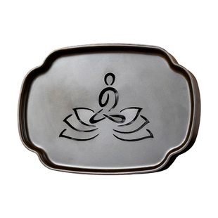 中式复古纯黄铜壶承做旧储水干泡台养壶养茶宠底座茶壶底托小茶盘