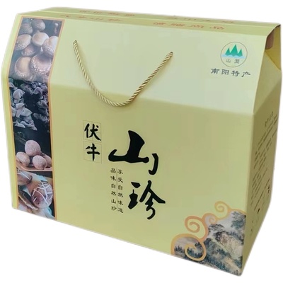 南阳山珍礼盒组合装香菇猴头菇
