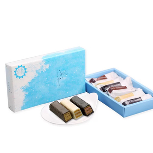 日本白色恋人冬季限定美冬巧克力三种口味威化饼干礼盒进口零食