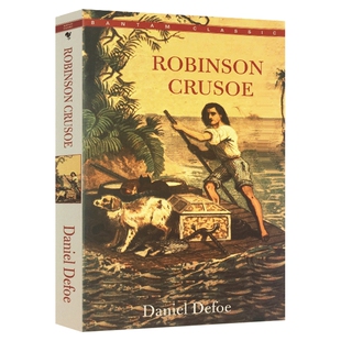 鲁滨逊漂流记 英文原版 Robinson Crusoe 笛福 世界经典名著 中世纪的荒野求生小说 英文版进口原版英语书籍 可搭远大前程悲惨世界