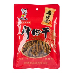 老成都刁嘴娃牛肉干118g五香麻辣
