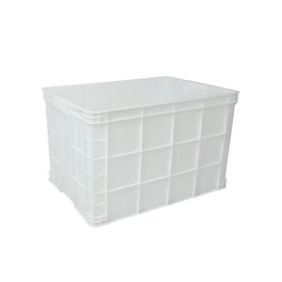 白色塑料周转箱长方形塑料食品级加厚大号储物带盖物流养龟收纳箱
