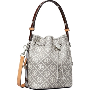 【礼物】TORY BURCH 汤丽柏琦 T MONOGRAM 手提斜挎水桶包 174331