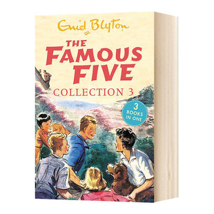 五个小伙伴历险记三合一故事集7-9 英文原版 The Famous Five Collection 3 疯狂侦探团儿童英语章节小说 Enid Blyton伊妮德布莱顿