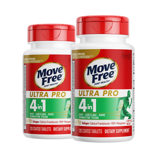 益节movefree强效骨胶原添加MSM护关节120粒*2