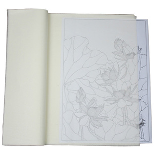 御宣坊熟宣纸工笔画专用蝉翼纸熟宣四尺整张蝉衣国画书法临摹白描