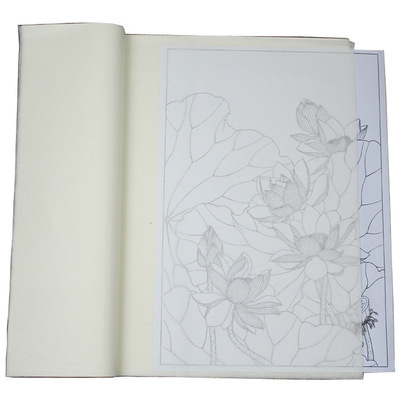 工笔画熟宣纸珠光蝉翼宣纸