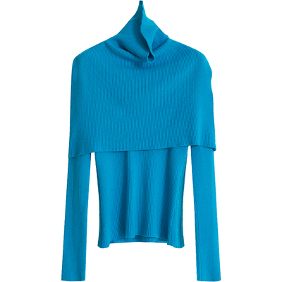 稀有概率双重拥抱针织披肩套装