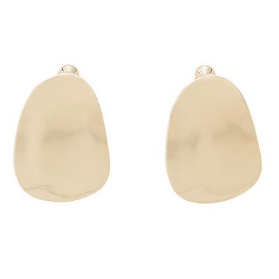 SNIDEL简约个性板型金属耳夹耳饰